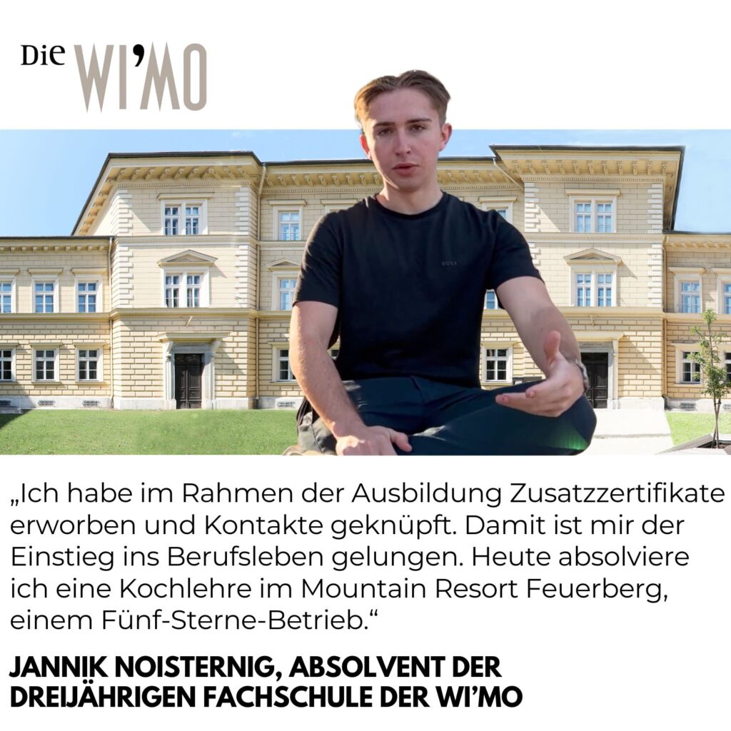 WIMO-Absolvent Jannik Noisternig