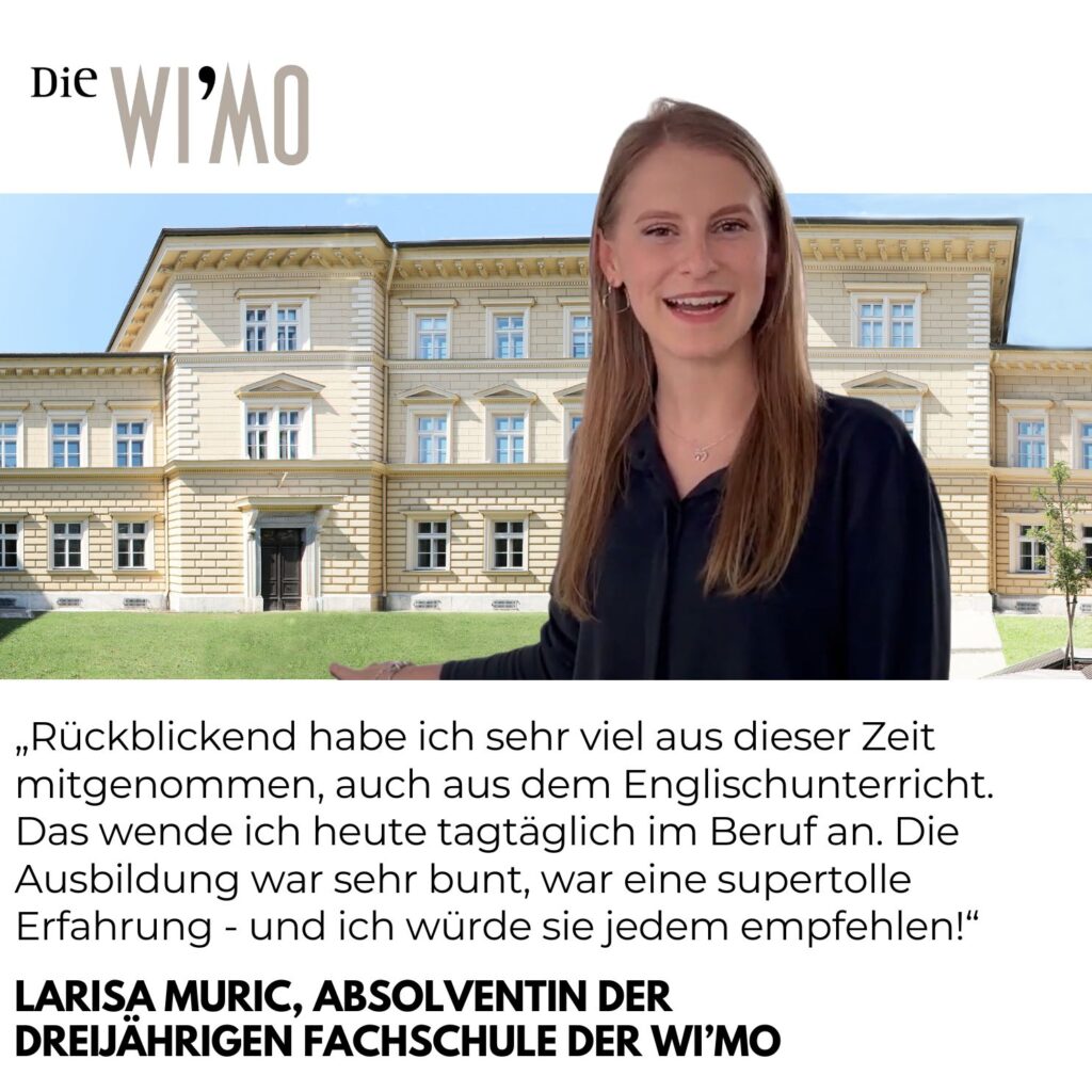 WIMO-Absolventin Larisa Muric