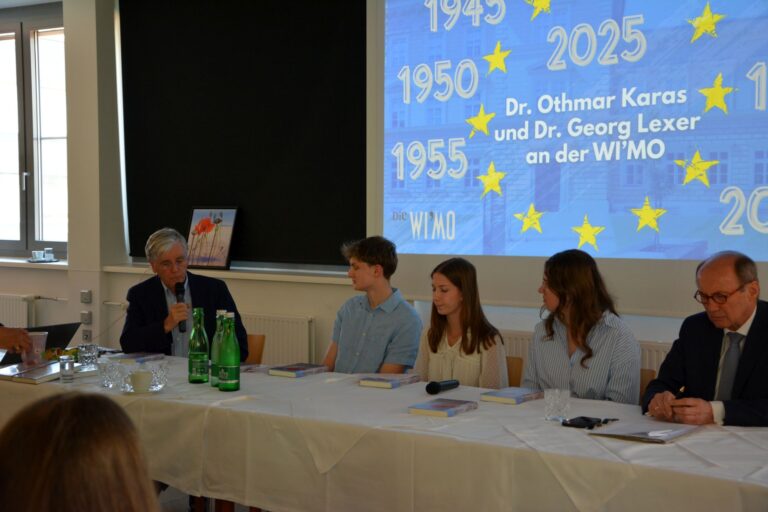Podiumsdiskussion mit Othmar Karas und Georg Lexer