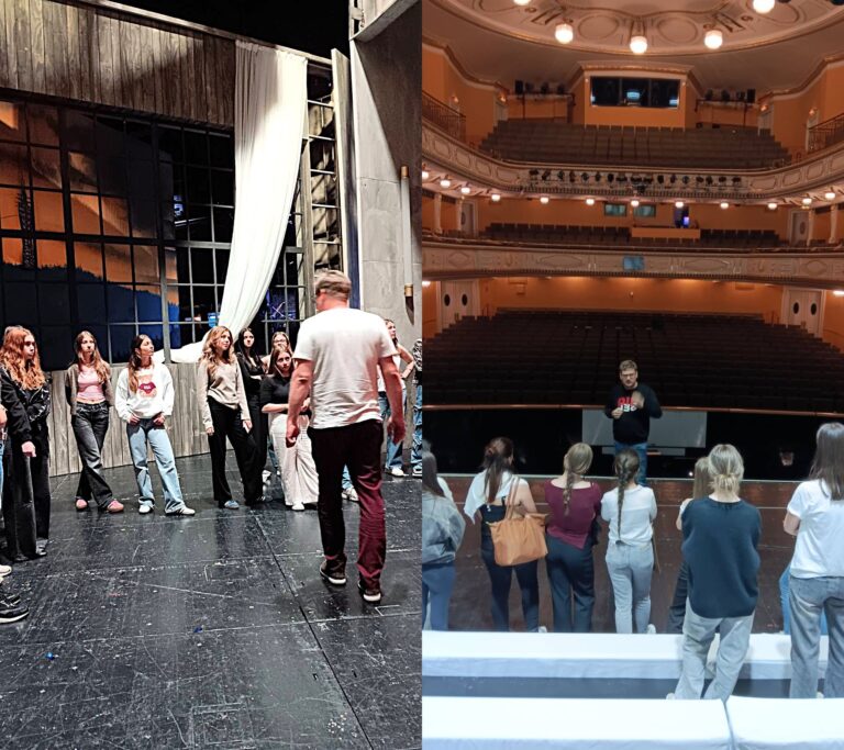 Hinterm Vorhang des Klagenfurter Stadttheaters