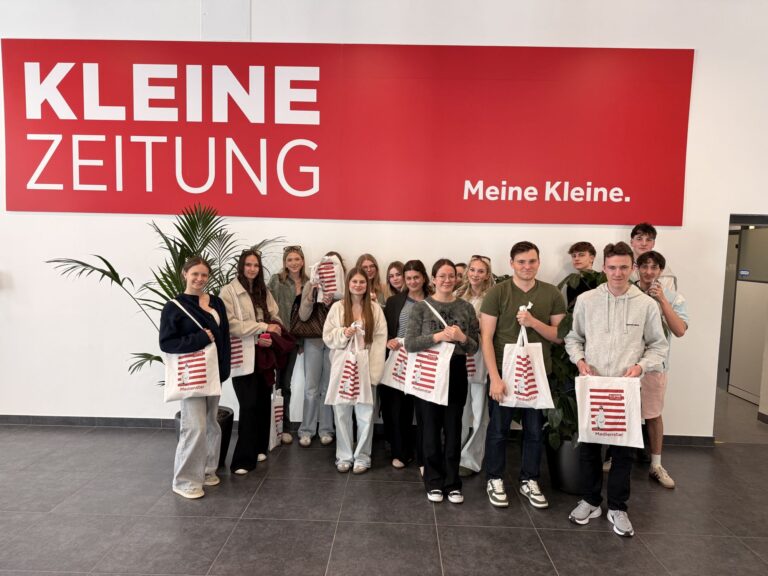 Von der Bildbearbeitung zur Redaktionsarbeit: OSL-Gruppe bei der Kleinen Zeitung